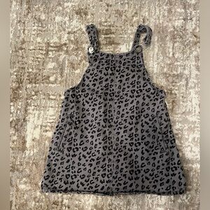 Wonder Nation Gray Leopard Print Casual Dress size 4T